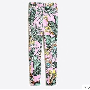 J. Crew printed skimmer pant size 00